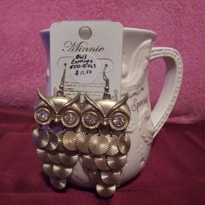 Pair of Owl earrings